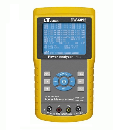 Lutron DW-6092 3 PHASE POWER ANALYZER