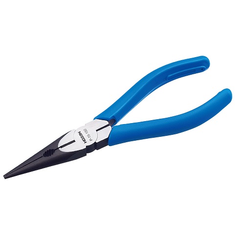 HOZAN P-15 LONG NOSE PLIERS WITH SIDE CUTTER