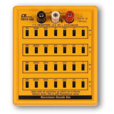Lutron RBOX-408 RESISTANCE DECADE BOX, Bench type