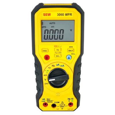 SEW 3000 MPR Digital Multimeter and Phase Rotation Tester