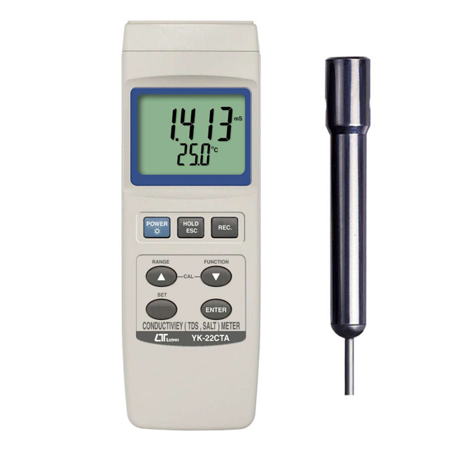 Lutron YK-22CTA CONDUCTIVITY/TDS/SALT METER